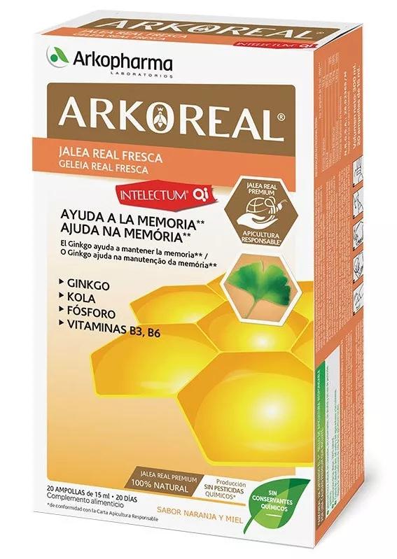 Arkopharma ArkoReal Intelectum Jalea Real 20 Ampollas