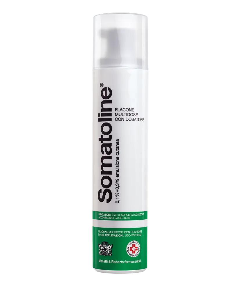 Somatoline Emulsione Cutanea Anticellulite Flacone Dosatore 25 Applicazioni 250 ml