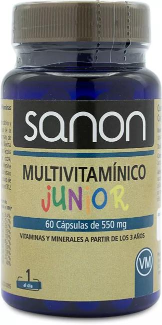 Sanon Multivitamínico Junior 60 Cápsulas de 550 mg