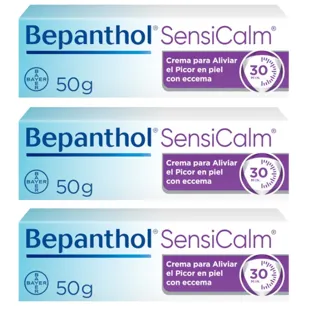 Bepanthol Sensicalm Crema Irritaciones Cutáneas y Piel Atópica 3x50 gr