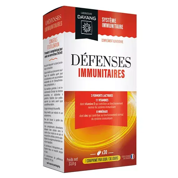 Dayang Defensas Inmunitarias 30 comprimidos