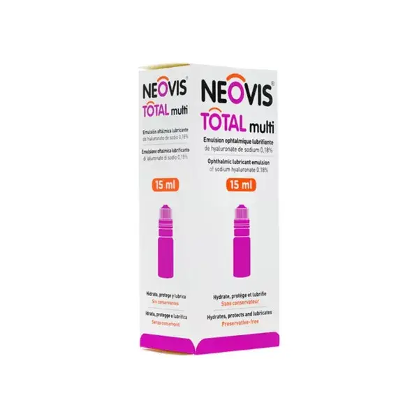 Neovis Total Multi Emulsion Ophtalmique Lubrifiante 15ml
