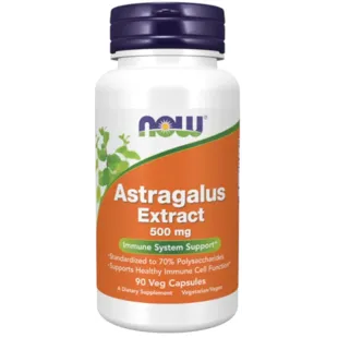 Now Foods Astragalus Extract 500mg 90 Vegetable Capsules