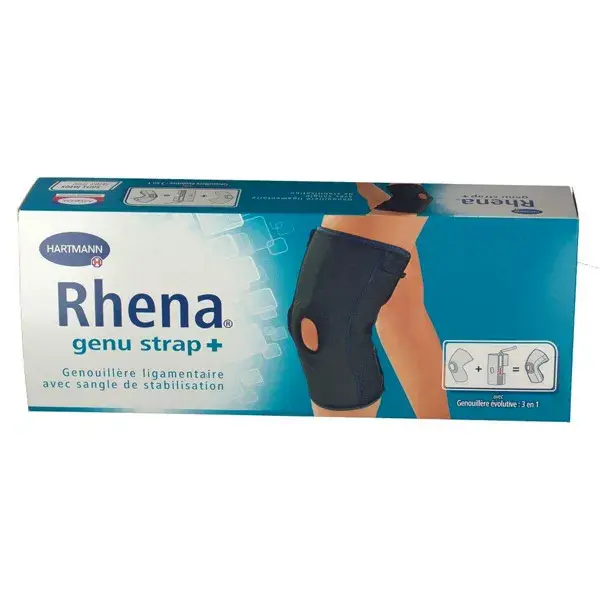 Hartmann Rhena Genu Strap Plus Ligament Knee Support with Removable Strap Size 1 (30 to 33cm)