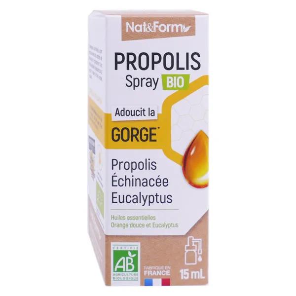 Nat & Form Spray Orale alla Propoli Bio Integratore Alimentare 20ml