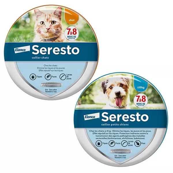 Seresto Petit Chien et Seresto Chat Lot de 2 boîtes