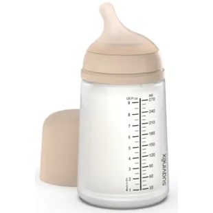 Suavinex Zero Zero Biberão Anti-Cólicas Fluxo Médio Leve +3m 270 ml