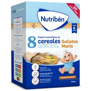Nutribén 8 Cereales Galletas María 600 gr