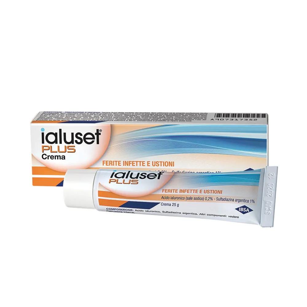 Ialuset Plus Crema Ferite Infette e Ustioni 25 g