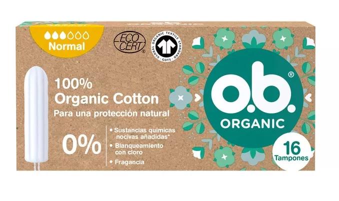 O.b. Tampons Bio Normal 16 unités