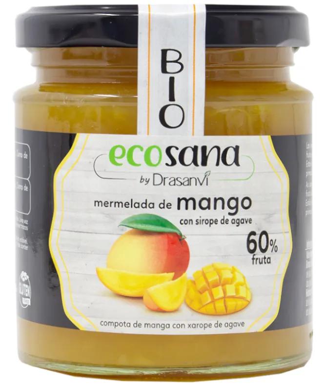 Ecosana Confiture de Mangue au Sirop d'Agave Bio 260 gr