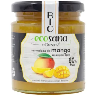 Ecosana Mango Jam with Organic Agave Syrup 260 gr