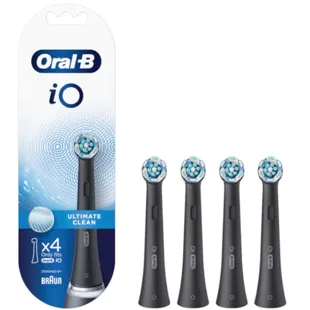 Oral-B iO Ultimate Clean Brush Nachfüllungen schwarz 4 Einheiten
