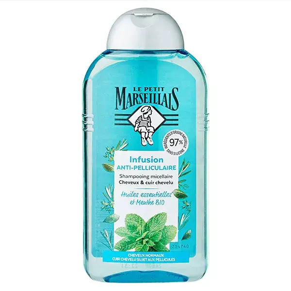 Le Petit Marseillais Anti-Dandruff Infusion Shampoo Essential Oils and Organic Mint 250ml