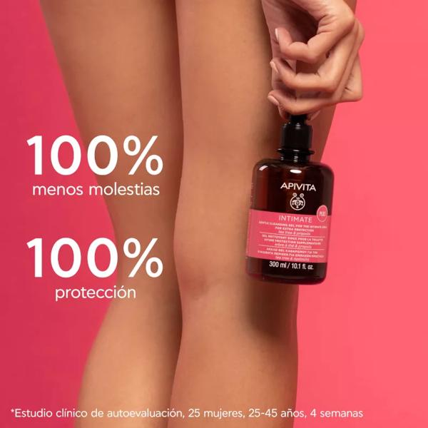 Apivita Intimate Care foam cleaner soft zone intimate protects from dryness with Aloe and propolis 200ml