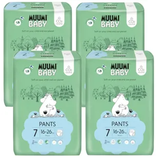 Moomin Baby Diaper Panties Size 7 (16-26kg) 4x34 pcs