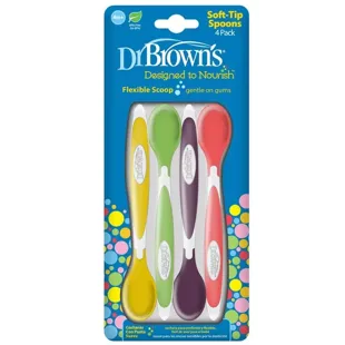 Dr Brown's Lepels Assorti Kleuren 4 stuks