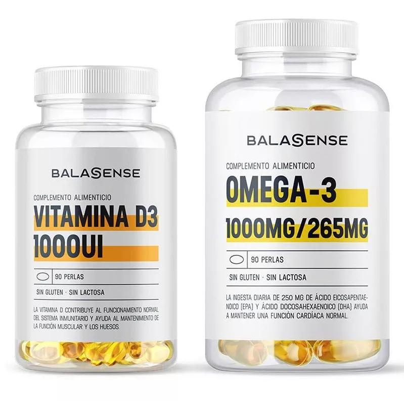 Balasense Vitamina D3 + Omega 3 com Vitamina E