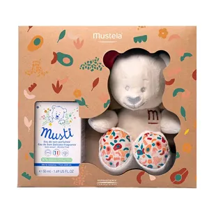 Mustela Cofanetto Peluche e Acqua Termale Musti 50ml