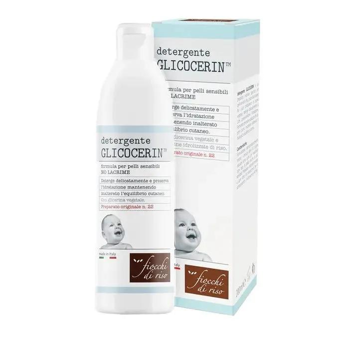 Fiocchi di Riso Detergente Glicogerin Formula Pelle Sensibile No Lacrime 200 ml