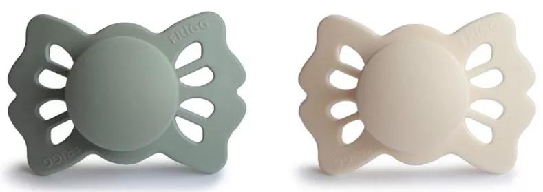 Frigg Silicone Pacifiers Lucky Sage/Cream 2 units +0m