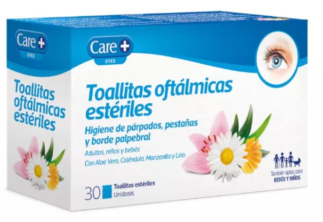 Care+ Toalhitas Oftálmicas Escháriles 30 Unidades