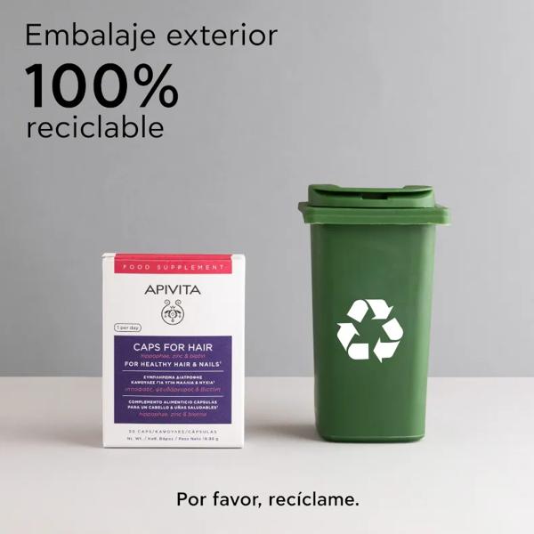 Capsule per unghie e capelli Apivita 30 capsule