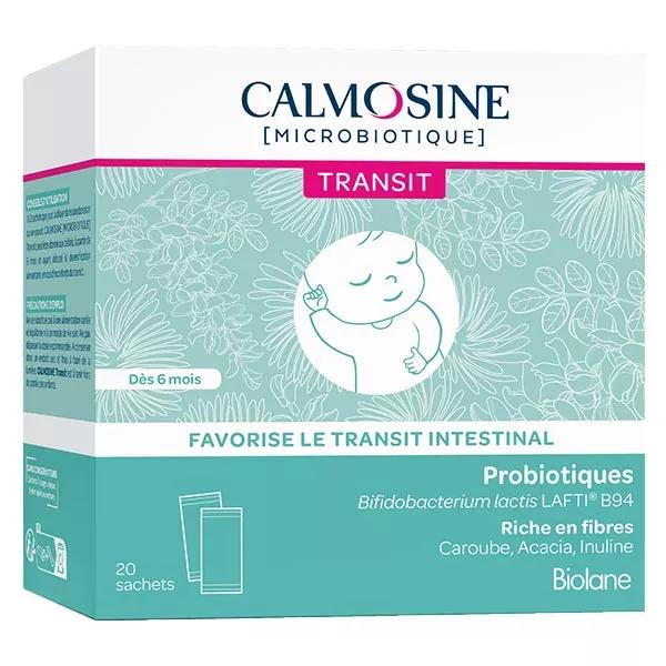 Calmosine Microbiotic Transit Baby Probióticos Fibras 20 sobres