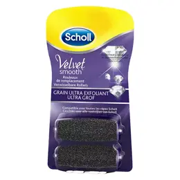 Scholl Velvet Smooth Rouleaux de Remplacement Ultra Exfoliant 2 unités