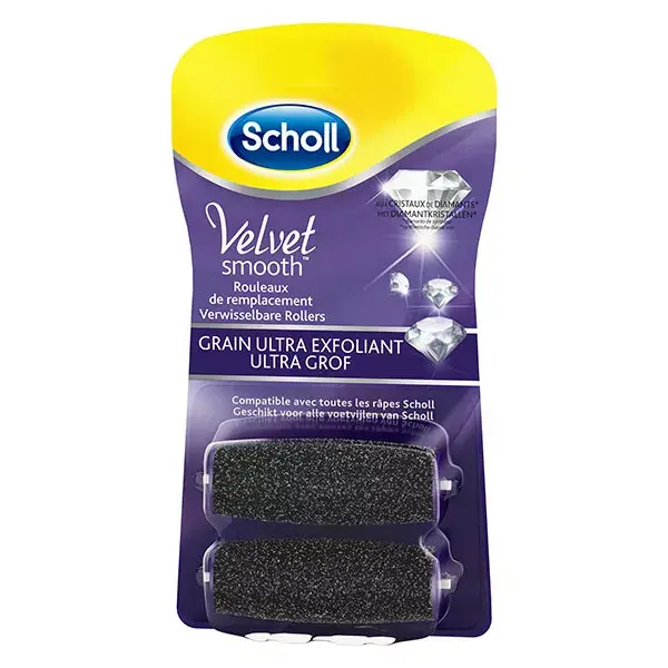 Scholl Velvet Smooth Ricariche 2 Rulli Esfolianti