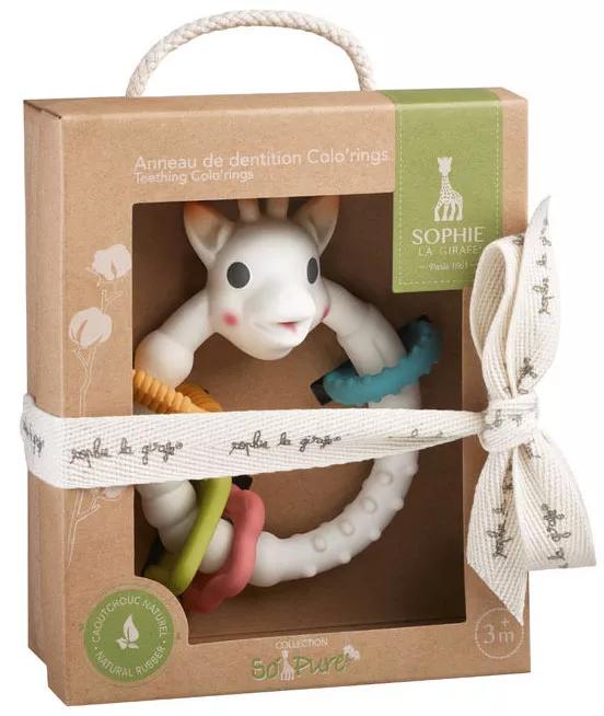 Set regalo Juguete mordedor jirafa Sophie la Girafe + Doudou