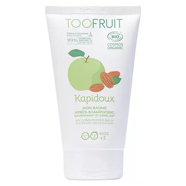 Toofruit Enfant Cheveux Kapidoux Après-Shampoing Pomme Amande Bio 150ml