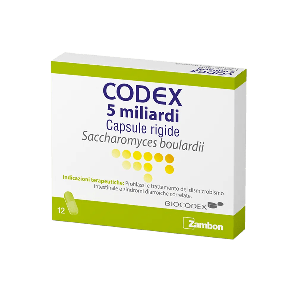 Codex 5 miliardi Saccharomyces boulardii 250 mg 12 Capsule