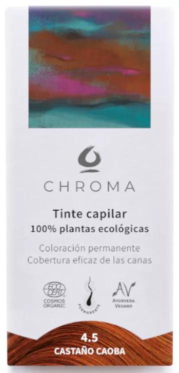 Chroma Tinte Capilar Natural Castaño Caoba 4.5 100 gr