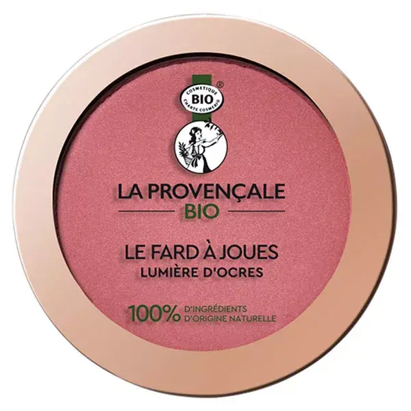 La Provençale Le Teint Le Fard à Joues Lumière d'Ocres N°02 Rose Faïence Bio 8g