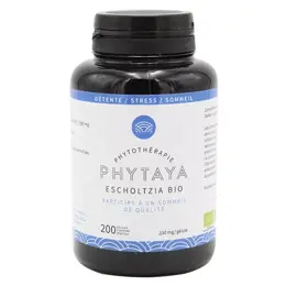 Phytaya Sommeil Escholtzia Bio 200 gélules