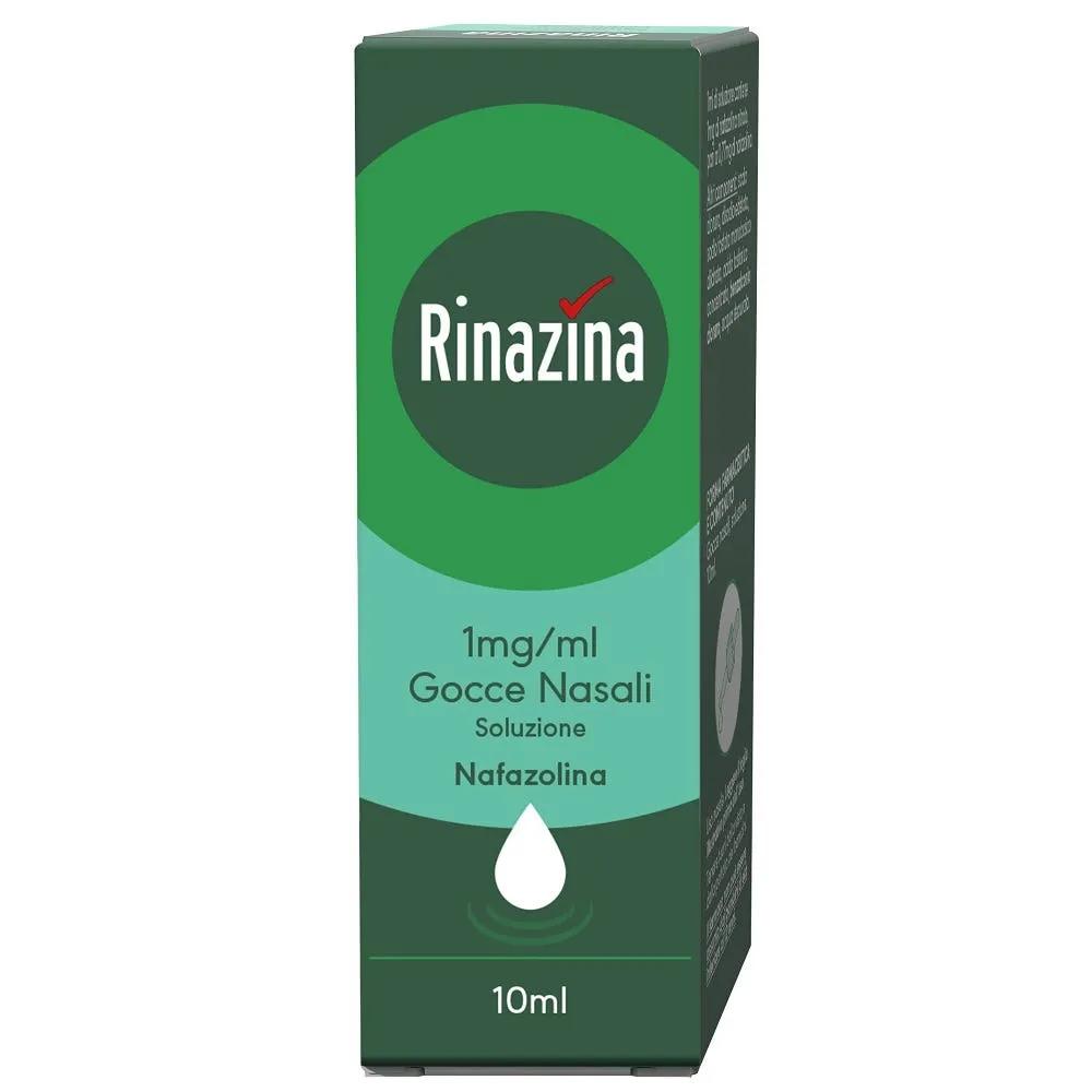 Rinazina Gocce Decongestionante Nafazolina Lavaggio Nasale Adulti Raffreddore Sinusite 10ml