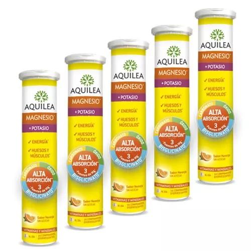 Aquilea Magnesium und Kalium 5x14 Brausetabletten