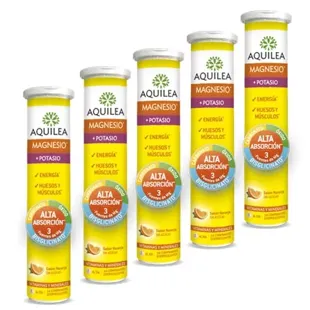 Aquilea Magnesio y Potasio 5x14 Comprimidos Efervescentes