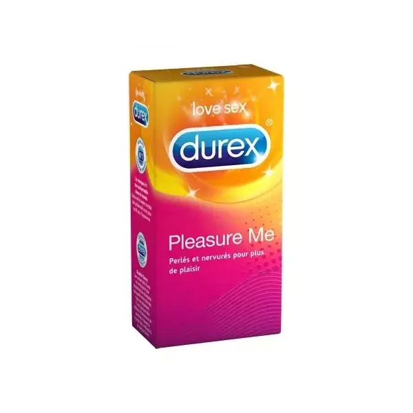 Durex Pleasure Me Paquete con 12 Preservativos