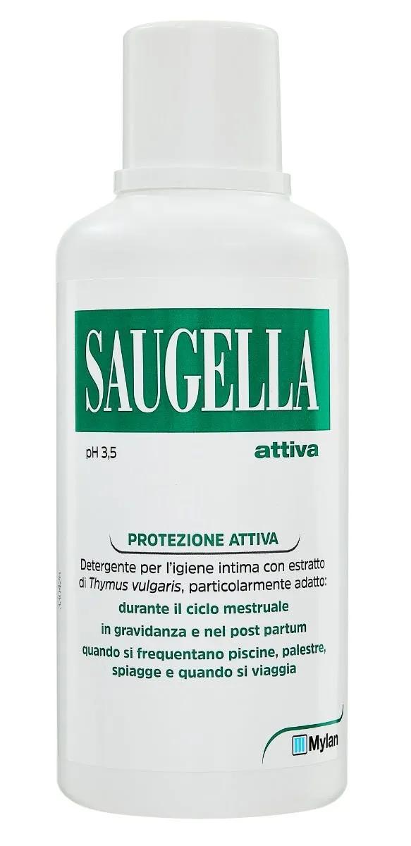 Saugella Attiva Detergente Intimo Ph 3.5 Antibatterico 500 ml