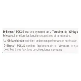 Synergia D-Stress Focus 30 comprimés