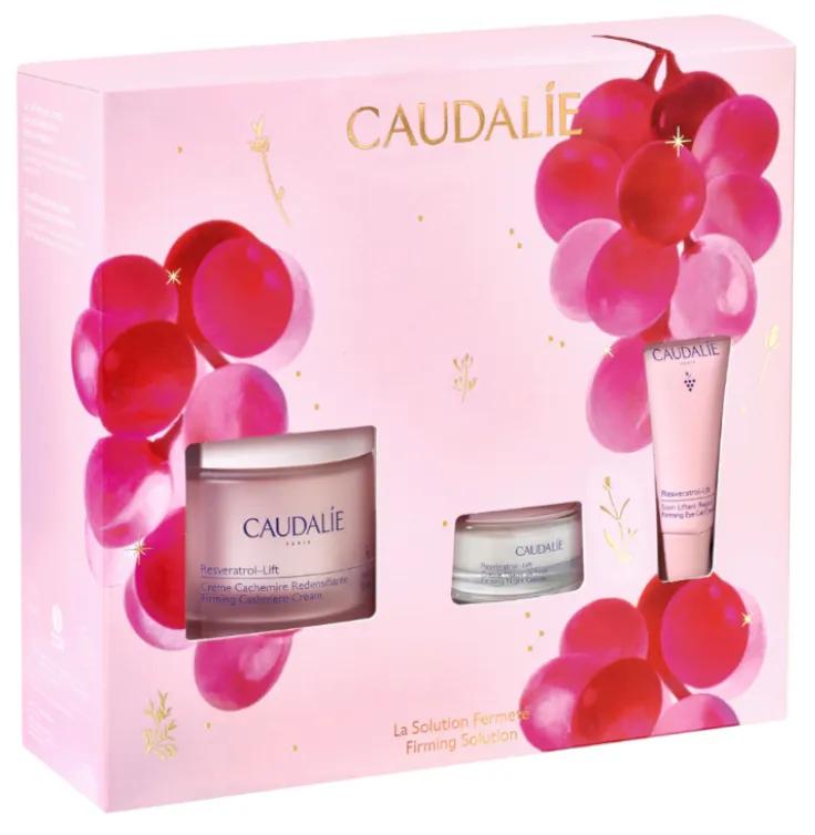 Caudalie Resveratrol Lift Redensifying Cashmere Cream 50 ml + Nachtkräutertee 15 ml + Konturcreme 5 ml