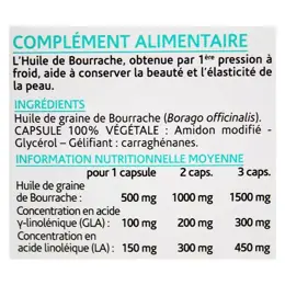 Arkopharma Arkogélules Huile de Bourrache 180 gélules