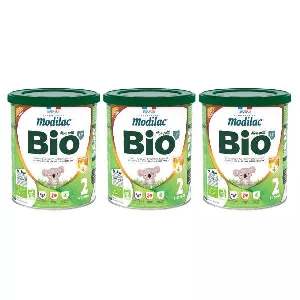 Modilac Mon Petit Bio Lf+ Latte Infantile 2a Età Lotto di 3 x 800g