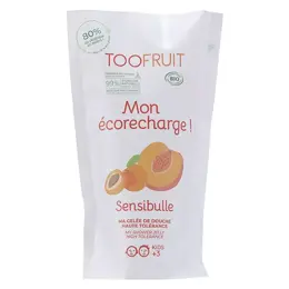 Toofruit Enfant Corps Sensibulle Écorecharge Gelée de Douche Abricot Pêche Bio 400ml