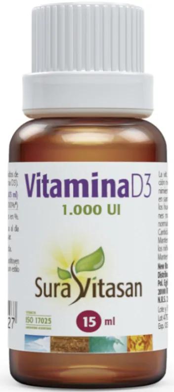 SuraVitasan Vitamin D3 1,000 IU 15 ml