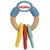 Nûby Beißring aus Holz und Silikon + 3 m Schlüssel
