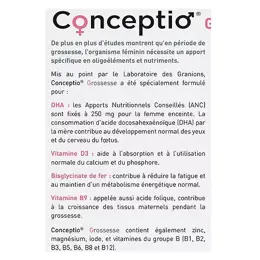 Granions Conceptio Grossesse 30 capsules et 30 gélules