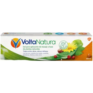 Voltanatura Triple Action Massage Gel Natural Plants 100 ml